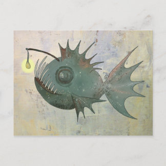Anglerfisch Postkarte