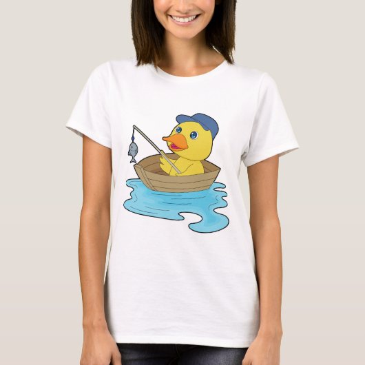 Anglerfischer Angel Fischen T-Shirt (Vorderseite)