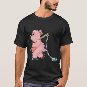 Anglerfischer Angelfischerei T-Shirt