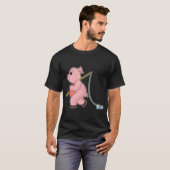 Anglerfischer Angelfischerei T-Shirt (Vorne ganz)