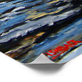 Anglerfischerei auf Forellen Poster (Ecke)