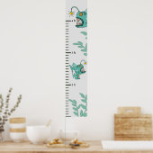 Anglerfish Deep Sea Boys Growth Chart Poster (Küche)