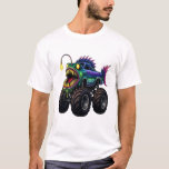 Anglerfish Monster Truck T-Shirt<br><div class="desc">Unleash a monster from the depths. The Anglerfish Monster Truck blends the fearsome look of one of the ocean’s most mysterious creatures with the unstoppable power of a classic monster truck. With massive wheels, bold creature graphics, and rugged construction, it’s ready to tackle jumps, crashes, and obstacle-crushing fun. Whether you're...</div>