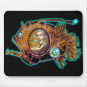 "Anglerfish-Unterseeboot" Mousepad (Vorne)
