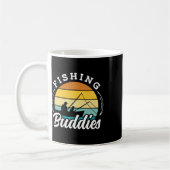 Anglerfreunde Buddy Fisher Fischer  Kaffeetasse (Links)