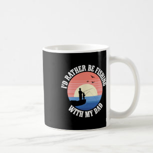 Anglerfreunde Vater Tochter Fischer Tochter Kaffeetasse