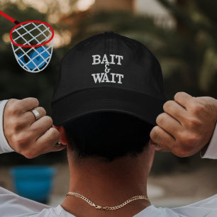 Anglergeschenk Köder mit individuellem Design für  Bestickte Baseballkappe