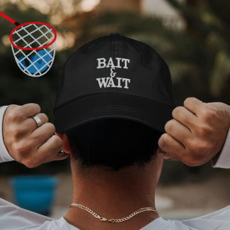 Anglergeschenk Köder mit individuellem Design für Bestickte Baseballkappe