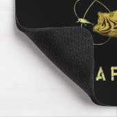 Anglergeschenke - Selbst Jesus hatte eine Fischges Mousepad (Ecke)