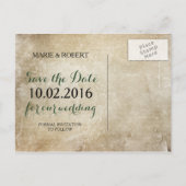 Anglerköder-Hochzeit Save the Date Postkarte (Rückseite)