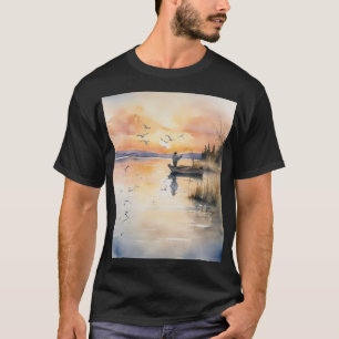 Anglerleben Fang und Freigabe Natur Frieden T-Shirt