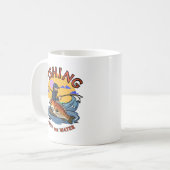 Anglerleben Kaffeetasse (Vorderseite Links)