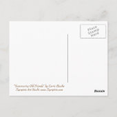 Anglerliche Alte Freunde, Ghost Cat Art Postcard Postkarte (Rückseite)