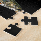 Anglerliebhaber – Forellen-Angel-Design Puzzle (Seite)
