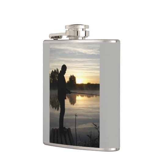 Anglermorgen Flachmann (Links)