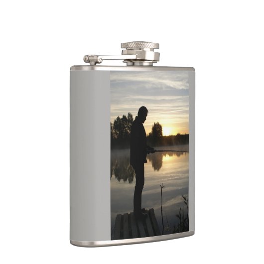 Anglermorgen Flachmann (Rechts)