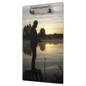 Anglermorgen Klemmbrett (Links)