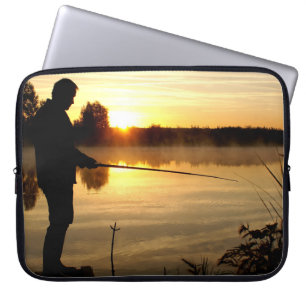 Anglermorgen Laptopschutzhülle
