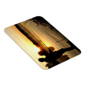 Anglermorgen Magnet (Rechte Seite)