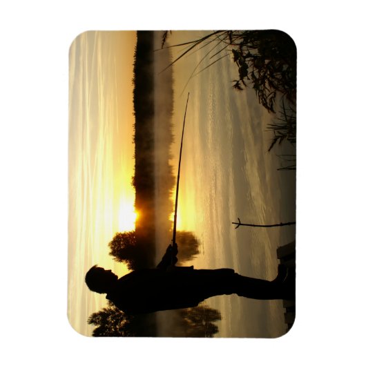 Anglermorgen Magnet (Vertikal)