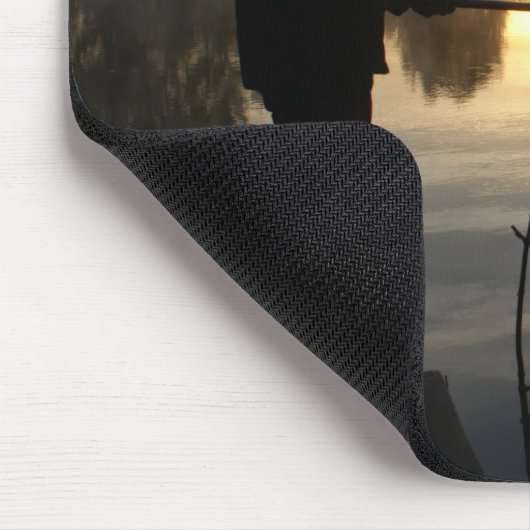 Anglermorgen Mousepad (Ecke)