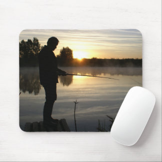 Anglermorgen Mousepad