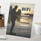 Anglermorgen Sockelschild (In Situ)