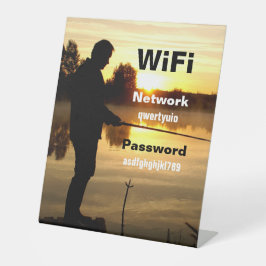 Anglermorgen Sockelschild