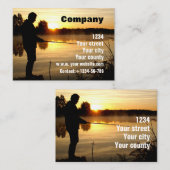 Anglermorgen Visitenkarte (Vorne/Hinten)