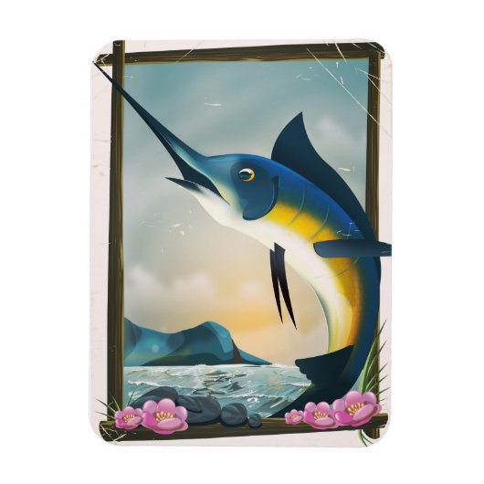 Anglerplakat Magnet (Vertikal)