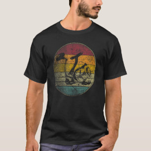 Anglerrolle Fischer Stange Gif Retro-Stil Vintage T-Shirt