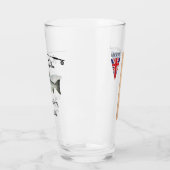 Angler's Tales, Pint Glassware, PNK SALMON Glas (Links)