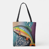 Angler's Tote Bag: Der ideale Begleiter Tasche (Rückseite)