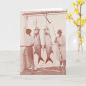 Anglers with Tarpons, Marco Island, Florida, 1930s Karte (Gelbe Blume)