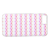 Angles Art Deco Stil Muster Pink iPhone 8/7 Fall Case-Mate iPhone Hülle (Rückseite (Horizontal))