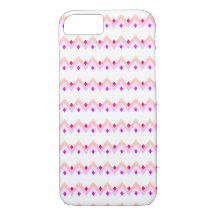 Angles Art Deco Stil Muster Pink iPhone 8/7 Fall