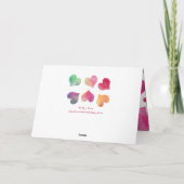 Angles Foto Großeltern Valentinstag Holiday Feiertagskarte (Rückseite)