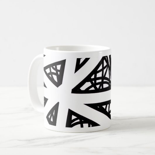 Angles In Black and White Kaffeetasse (Vorderseite Links)