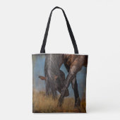 Angles of the Horse Tote Bag Tasche (Rückseite)