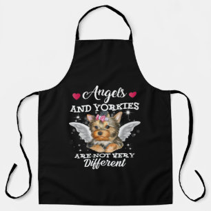 Angles und Yorkies sind nicht anders Schürze