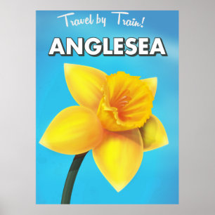 Anglesea Vintage Reiseposter Cartoon Poster
