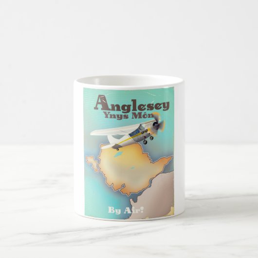 Anglesea, vintage Reiseposter Kaffeetasse (Mittel)