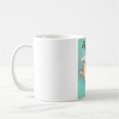 Anglesea, vintage Reiseposter Kaffeetasse (Links)