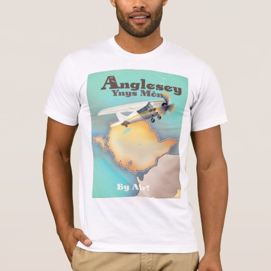 Anglesea Vintages Reiseplakat T-Shirt (Vorderseite)
