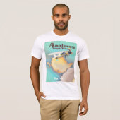 Anglesea Vintages Reiseplakat T-Shirt (Vorne ganz)