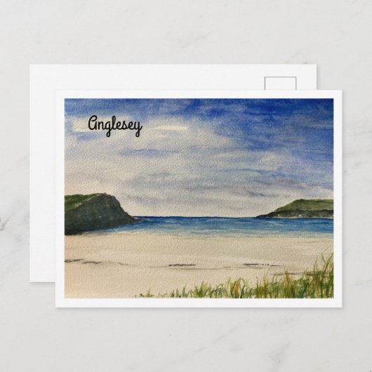 Anglesey Cable Bay Postkarte (Vorne/Hinten)