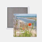 Anglesey Wales Landschaftlich View Beach and Wild  Magnet (Vorderseite/Rückseite)