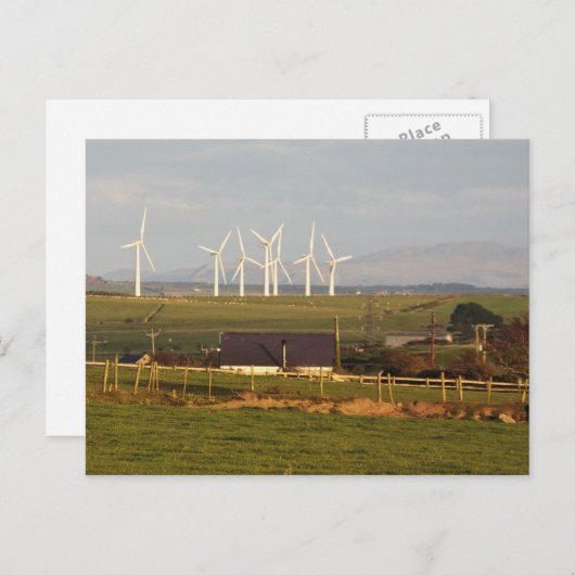 Anglesey Wind Farm Postkarte (Vorne/Hinten)