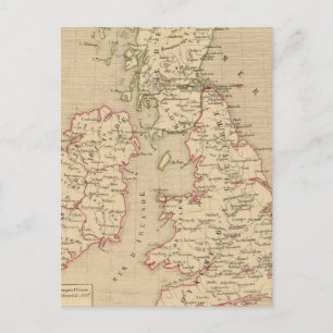 Angleterre, Irland & Ecosse 1281 a 1400 Postkarte