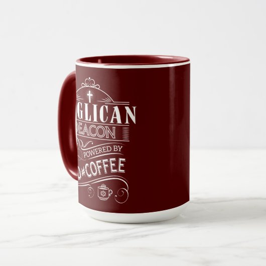 Anglikanische Diakon, angetrieben durch Gott und Tasse (Vorderseite Links)